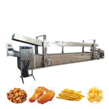 Machine à frire des aliments gonflés à la courroie